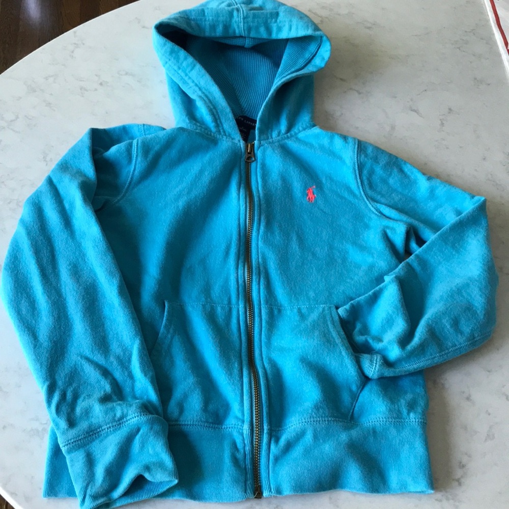 Ralph Lauren girls large hoodie sweatshirt